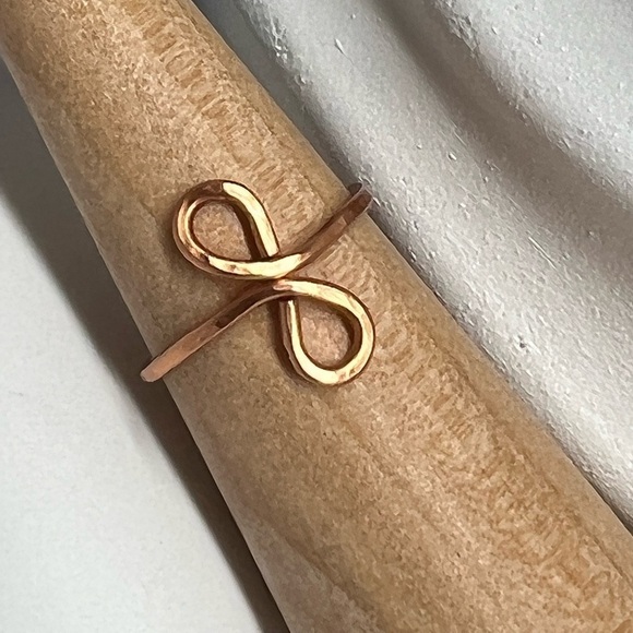 COPPER Toe Ring Adjustable - Picture 3 of 12